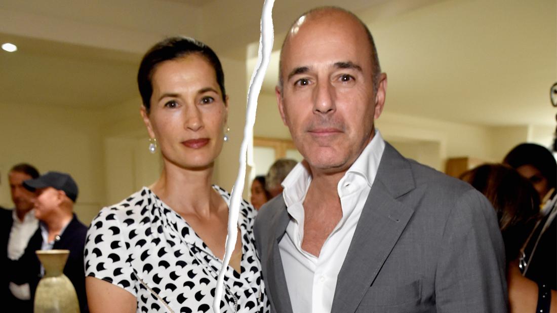 Matt Lauer and Annette Roque attend Apollo in the Hamptons 2017.