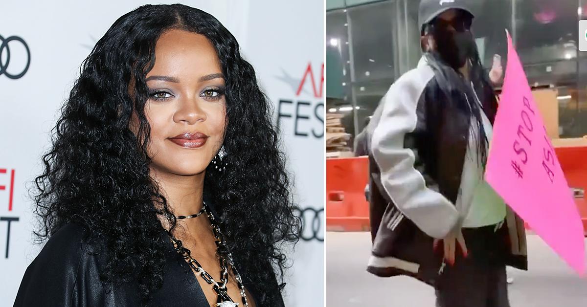 Rihanna Joins Stop Asian Hate Rally Dances In Nyc Streets