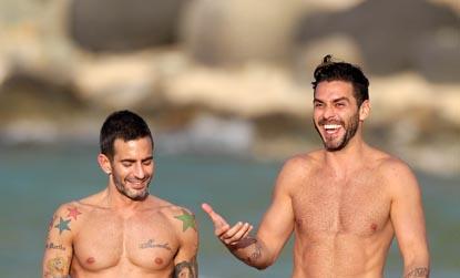//marc jacobs lorenzo martone shirtless beach st barts