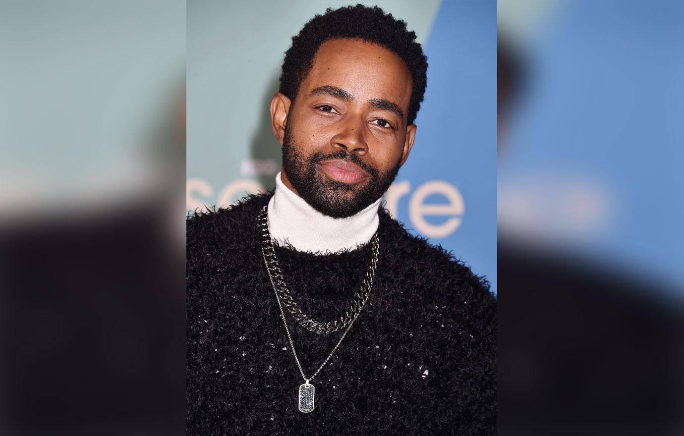 insecure jay ellis accused keeping white wife off instagram