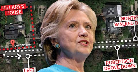 //hillary clinton secret service security breach whitehaven mansion
