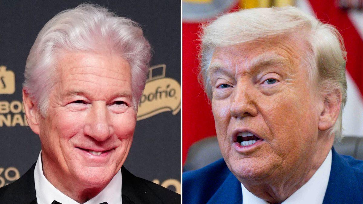 Picture of richard Gere and Donald Trump