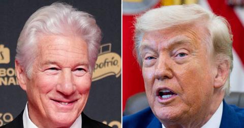 Picture of richard Gere and Donald Trump