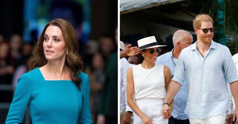 kate middleton feels no pressure compete prince harry meghan markle