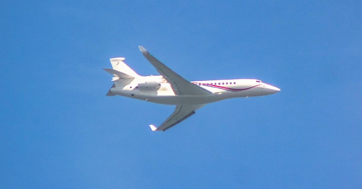 The jet (not pictured), which can carry up to 11 passengers, hasn't flown since June.