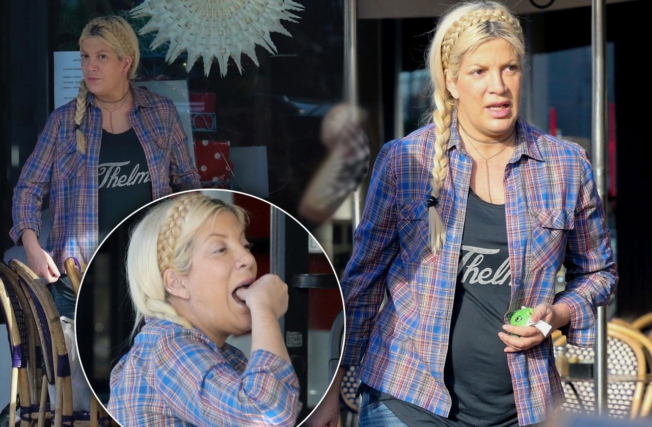 tori spelling pregnant baby number six