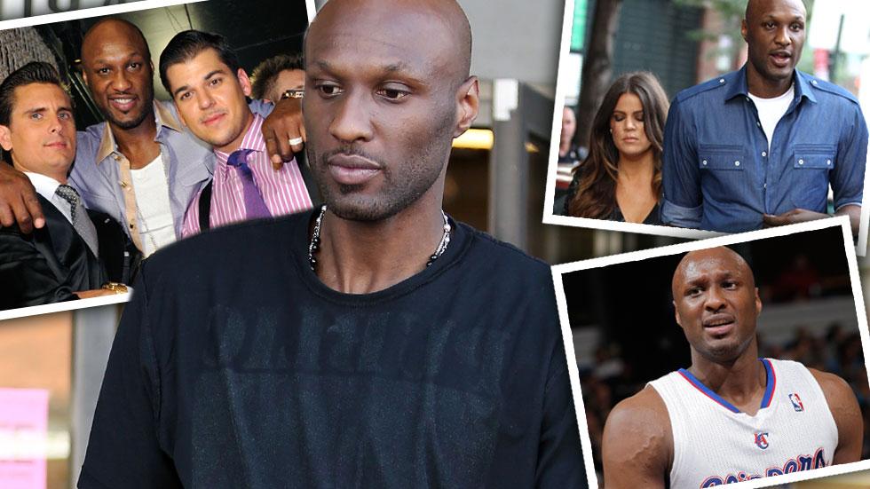 //lamar odom hospitalized drug overdose downward spiral