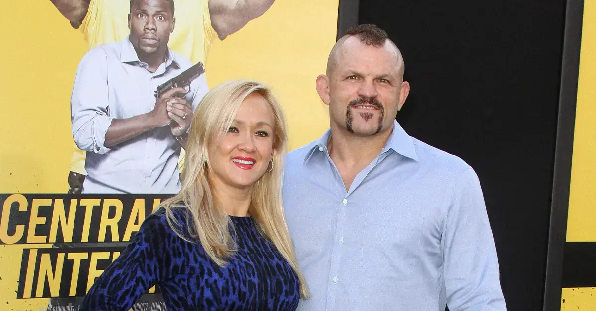 chuck liddell his wife heidi pp