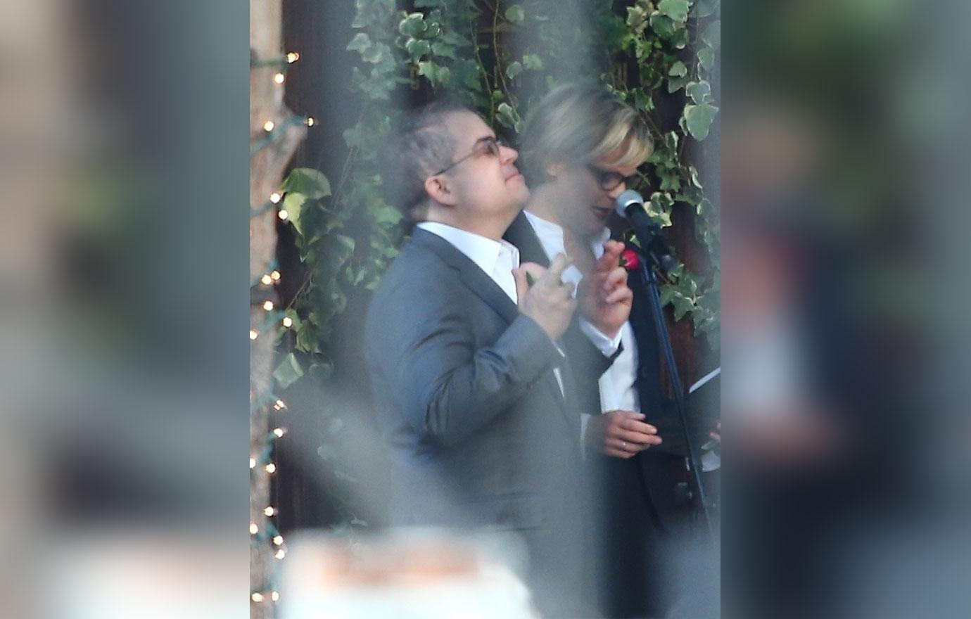 Patton Oswalt Meredith Salenger Wedding Photos