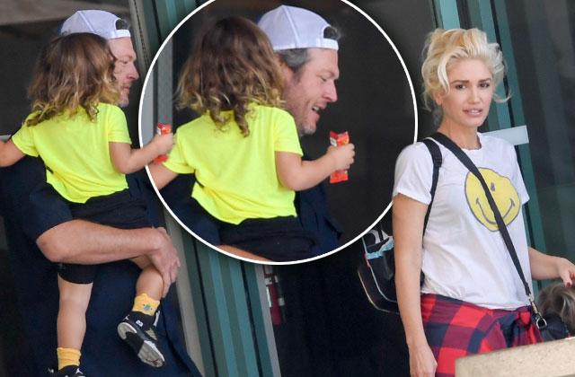 gwen stefani blake shelton son kid apollo