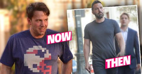 //ben affleck weight gain divorce pp