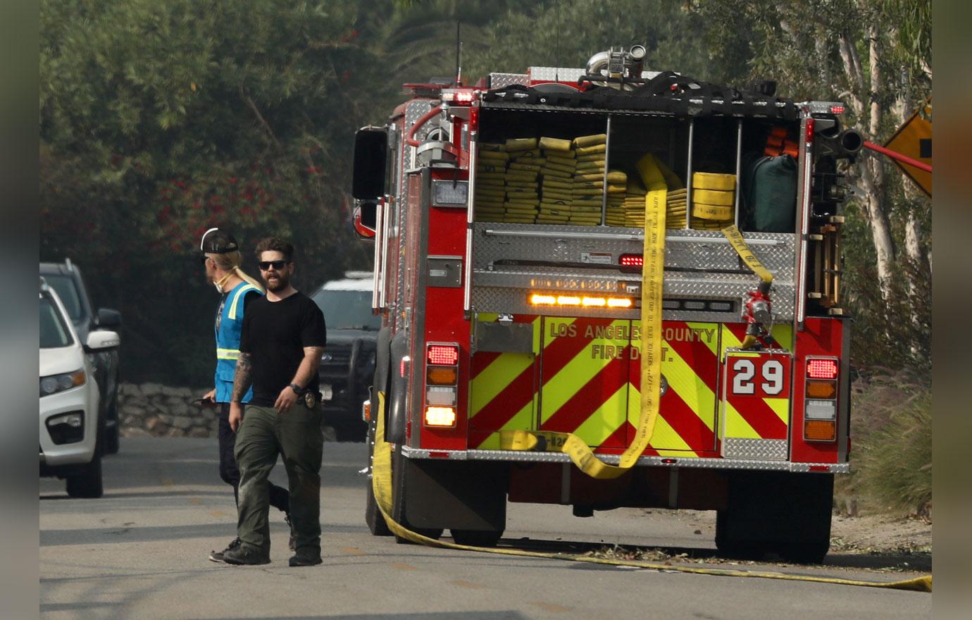 Jack Osbourne Fights Wildfires in California