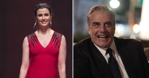 Composite photo of Bridget Moynahan and Chris Noth.