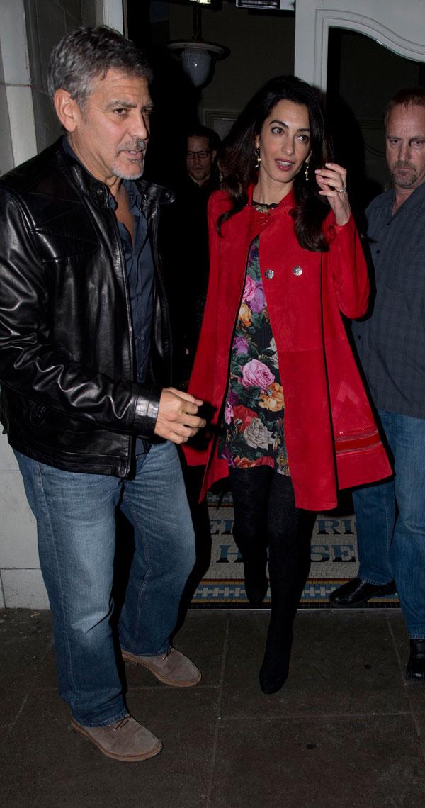 Peek-A-Boo! Amal Clooney Flashes Her Underwear On Night Out With Hubby ...