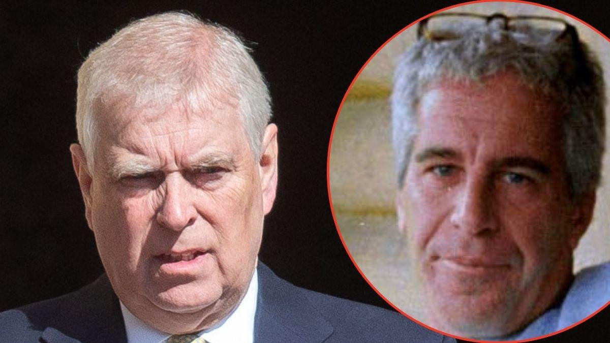 picture of Andrew Windsor and Jeffrey Epstein