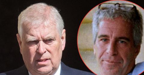 picture of Andrew Windsor and Jeffrey Epstein