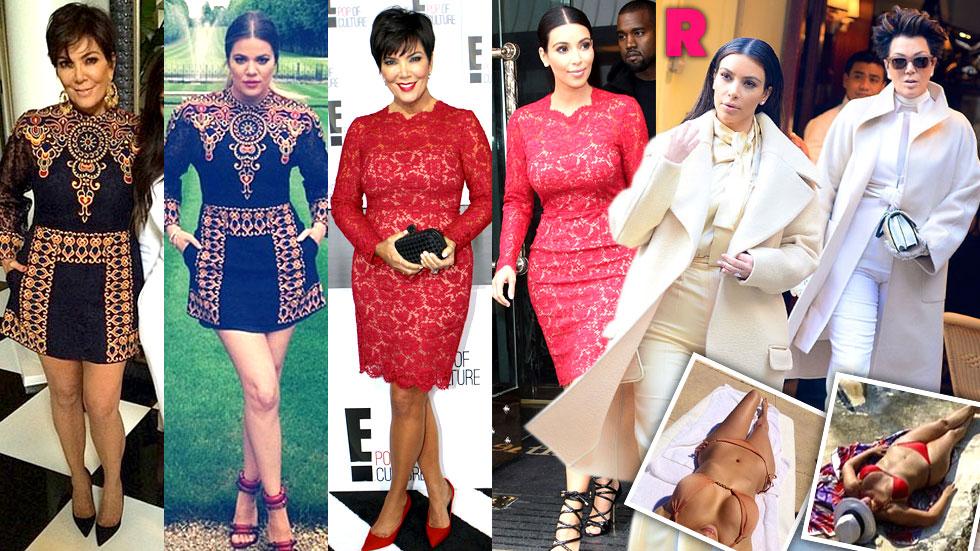 //kris jenner steals kim kardashian style photos PP SL