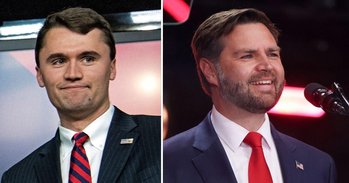 Photo of Charlie Kirk and JD Vance