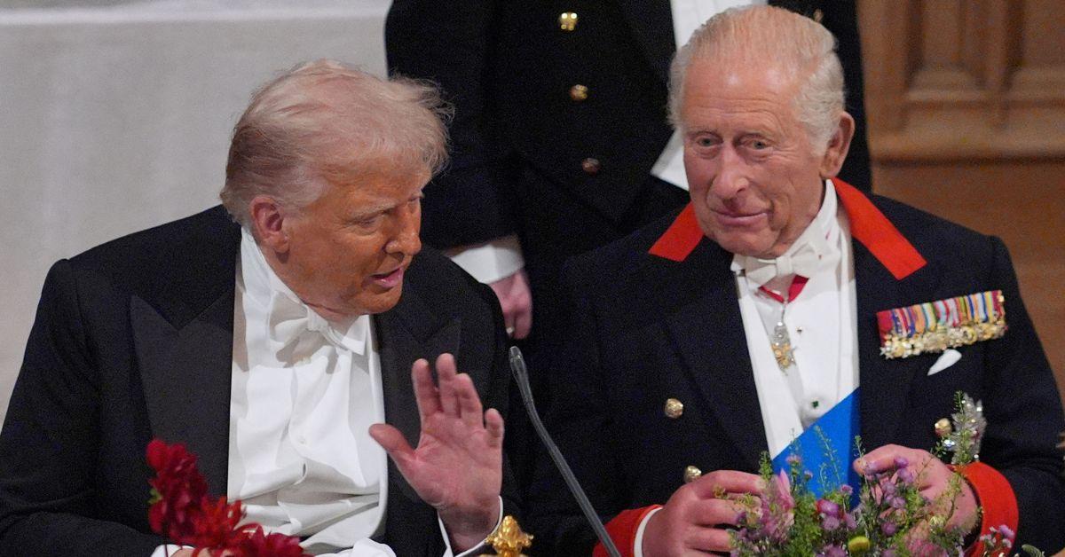 picture of Donald Trump and King Charles