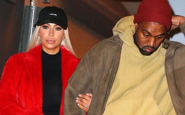 Kim Kardashian & Kanye West Photos -- Hamilton On Broadway In NYC