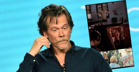 Kevin Bacon Showtime 'City on a Hill' TV Show Panel. Inset, naked co-stars.