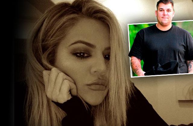 Khloe Kardashian Melacholy Rob Kardashian