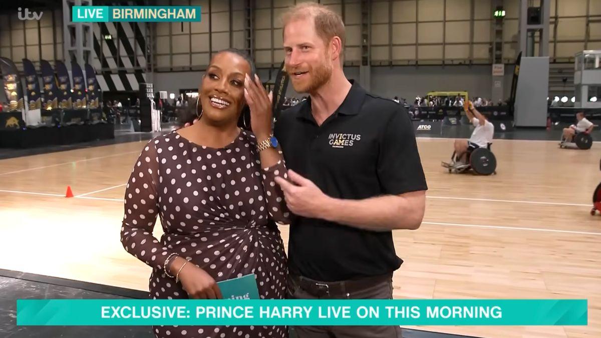 photo of Prince Harry and Alison Hammond
