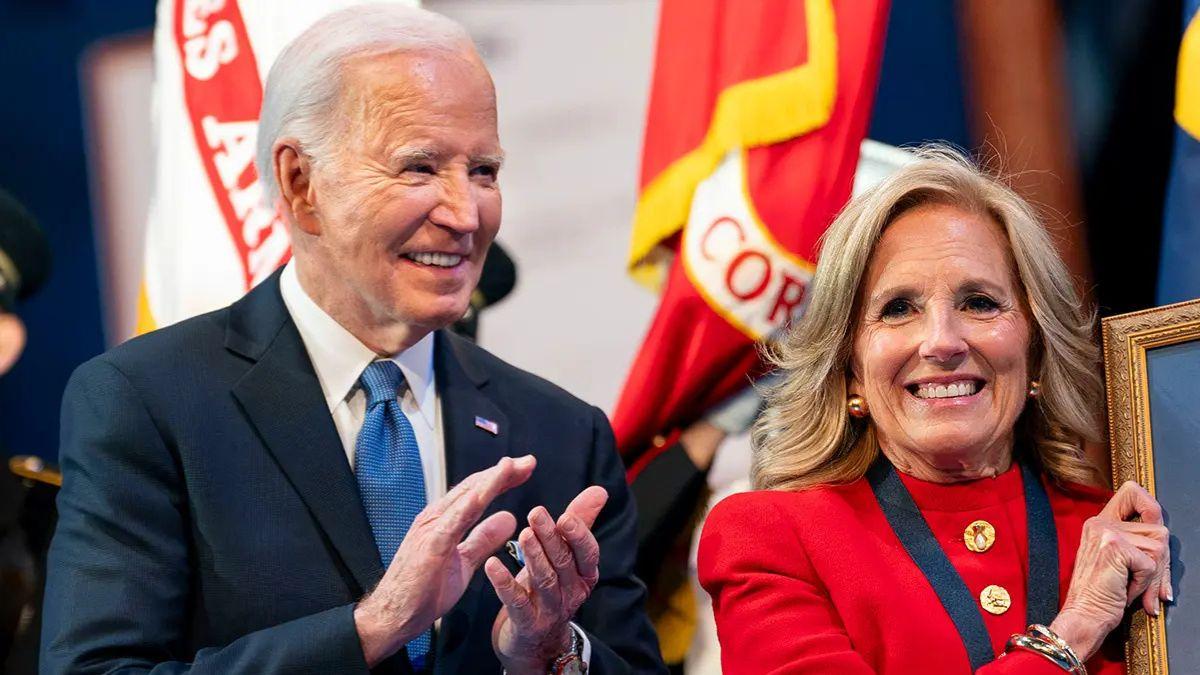 Former Prez Joe Biden and First Lady Jill Biden