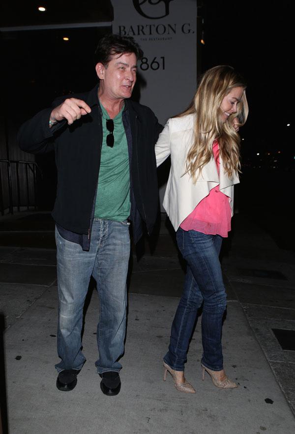 Charlie Sheen & Denise Richards Out In LA