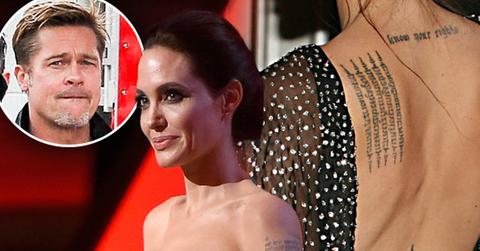 //ngelina jolie brad pitt tattoos pp