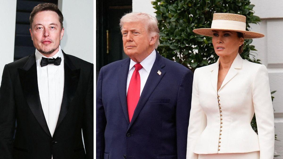 Photo of Elon Musk, Donald Trump, Melania Trump