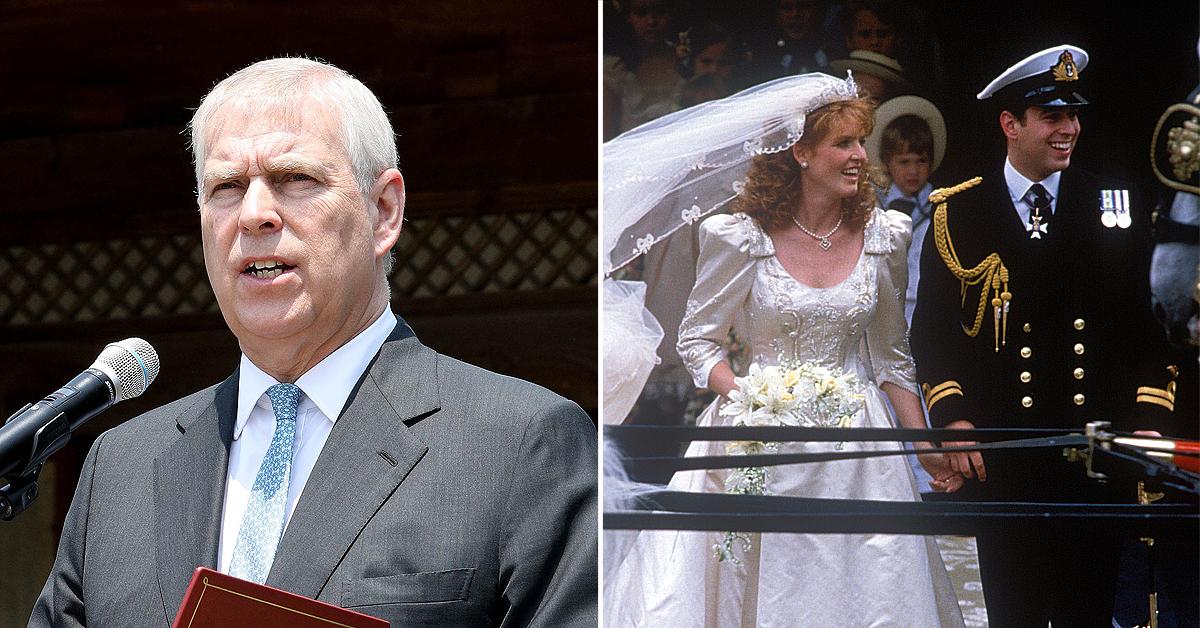 prince andrew creepy housekeeper sarah ferguson wedding dress closet divorce