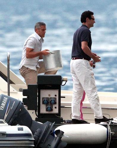 George Clooney Goes Yachting With New Girlfriend And Ex Girlfriend