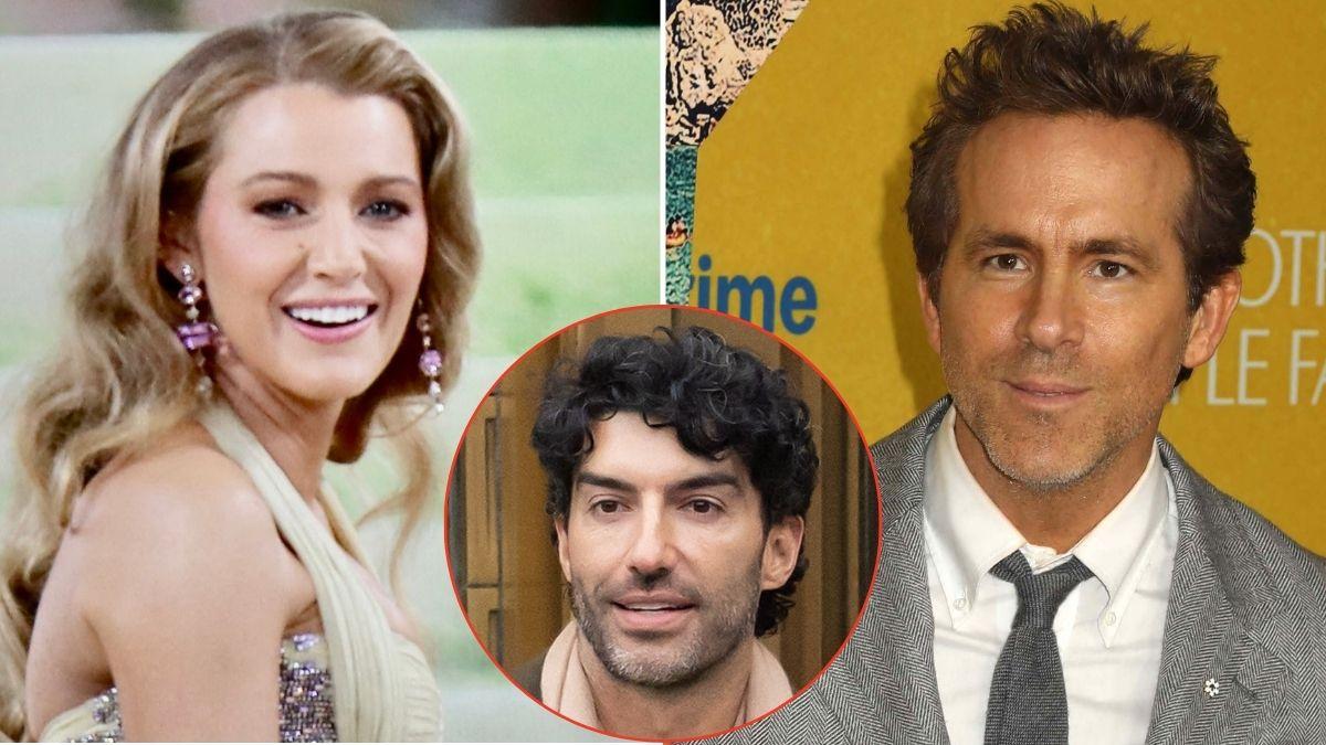 picture of Blake Lively, Justin Baldoni and Ryan Reynolds