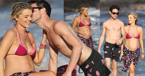 Ali Fedotowsky Pregnant Bikini Photos With Husband Kevin Manno