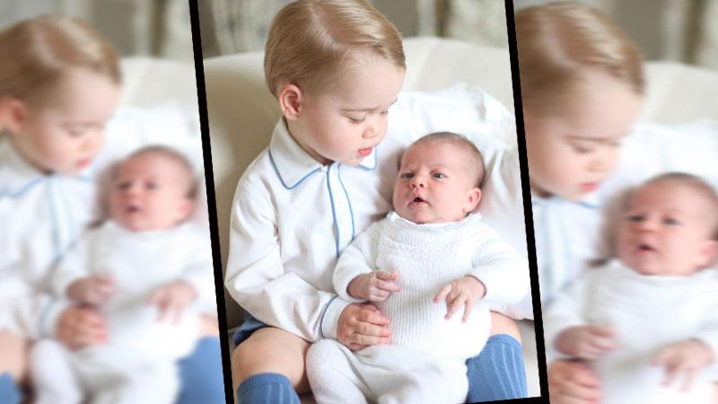 New Photo of Princess Charlotte Being Held By Prince George