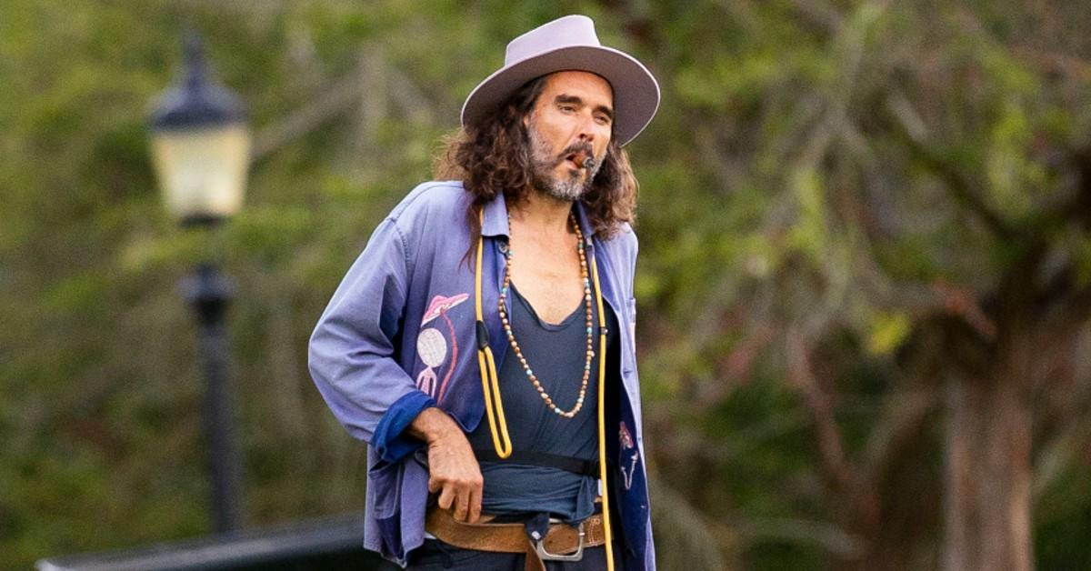 russell brand spotted miami after diddy enforced holiday