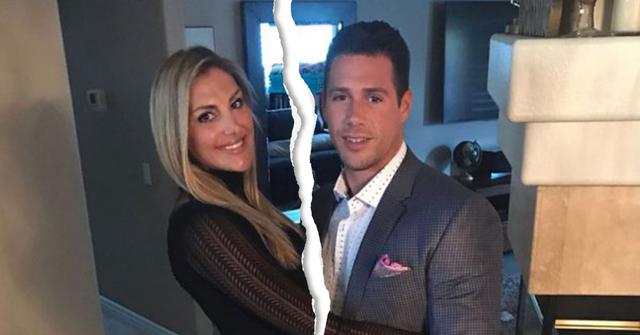 Gina and Matt Kirschenheiter Smiling Holding Each Other With Rip Tear Down Middle