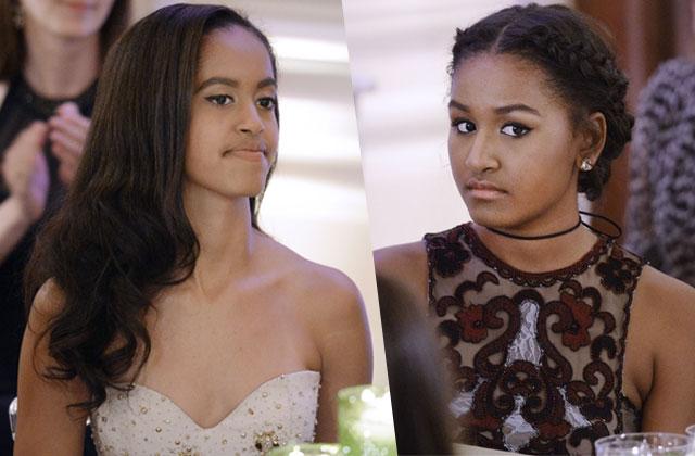 //sasha obama malia obama wear k dresses pp