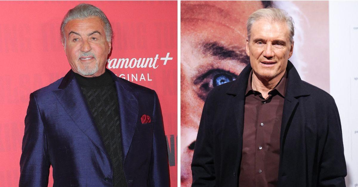 Photo of Sylvester Stallone and Dolph Lundgren