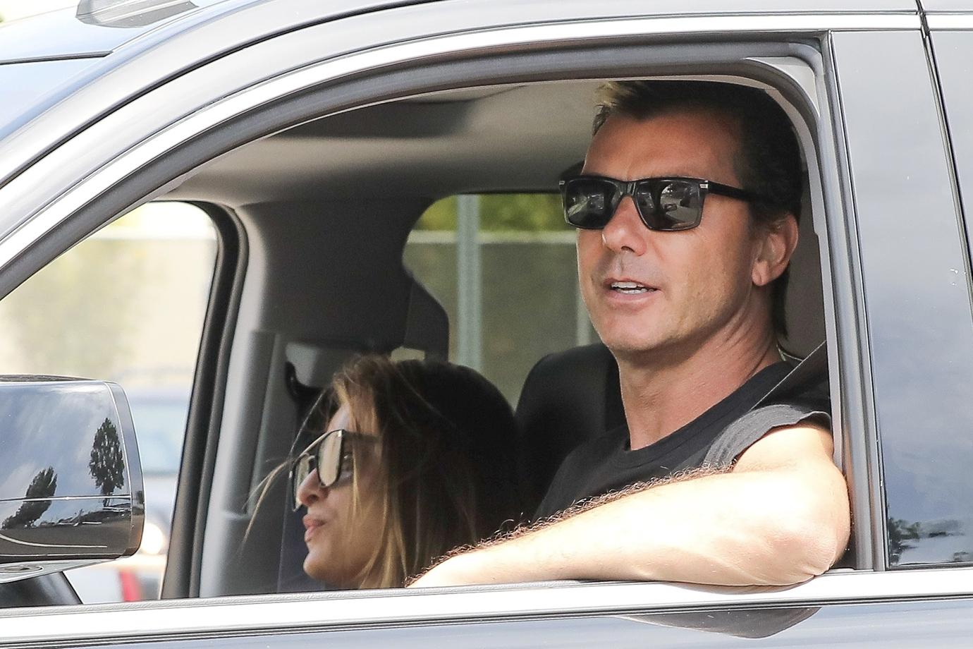 Gavin Rossdale Model Girlfriend Sophia Tomalla Holding Hands