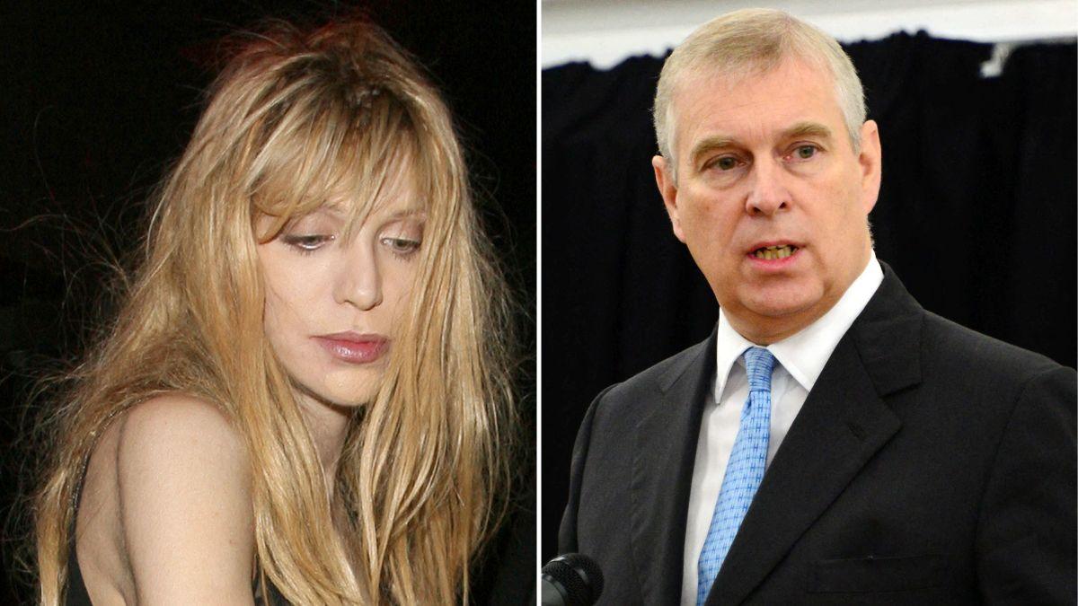 Andrew was allegedly 'flirtatious' with Courtney Love.