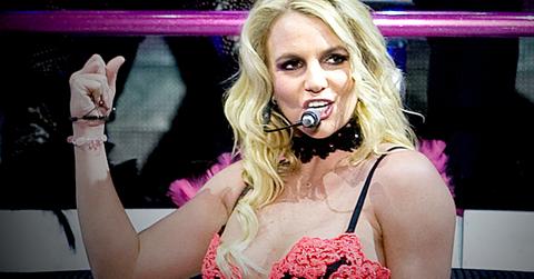//britney spears is she singing live vegas
