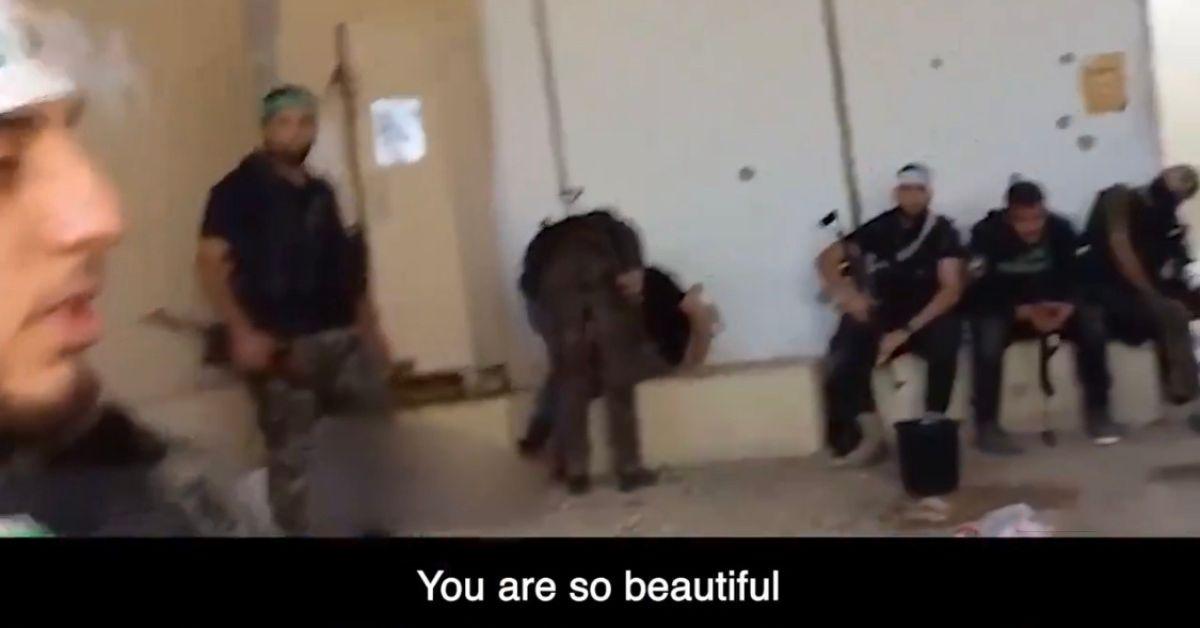 video hamas fanatics threaten terrified captives girls get pregnant