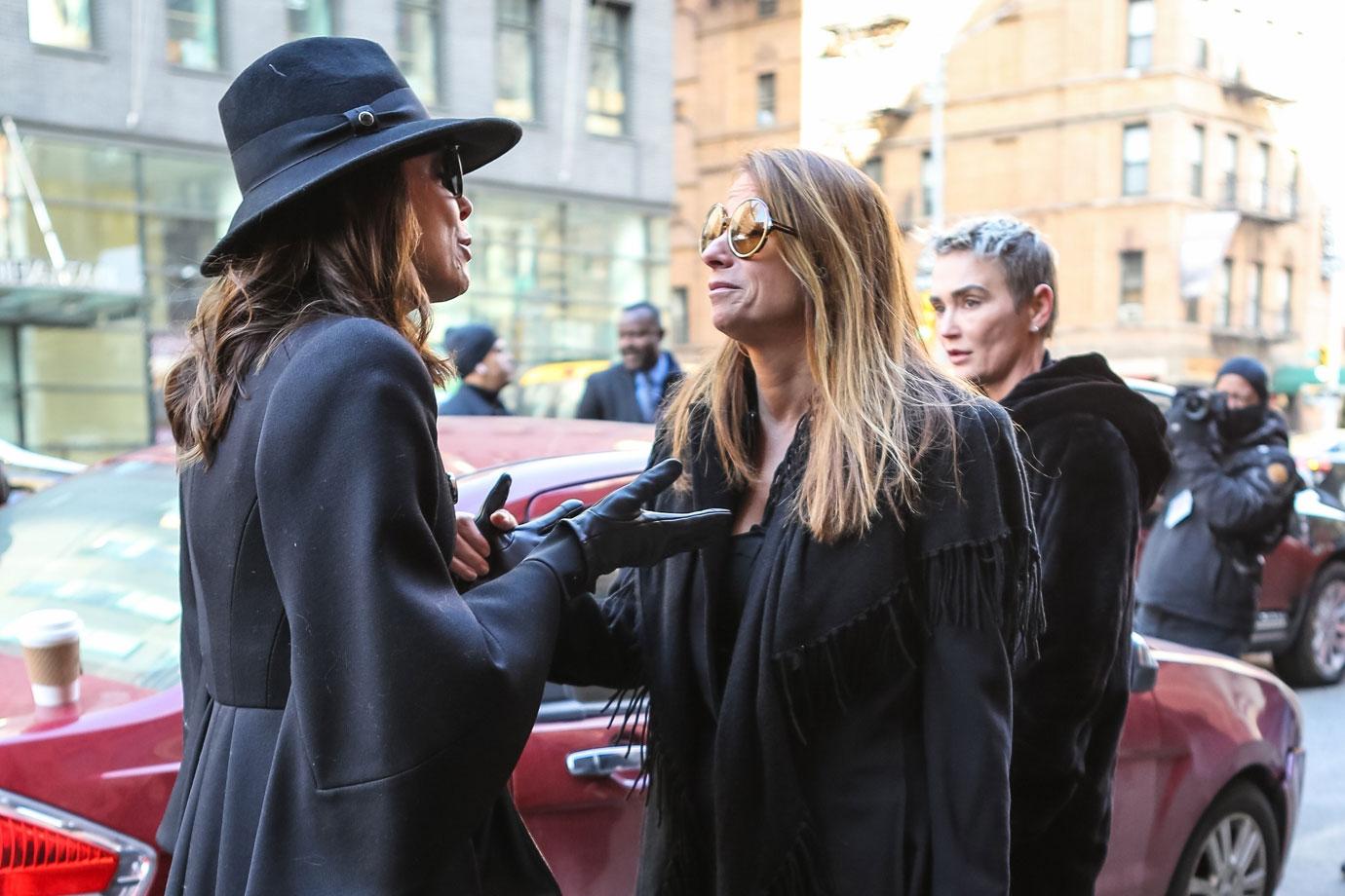 Bethenny Frankel Consoles Jill Zarin At Bobby's Funeral