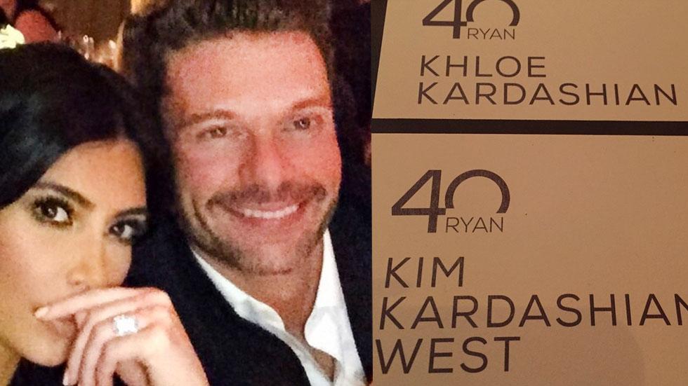 Kim Kardashian Celebrates Ryan Seacrest's 40th Birthday