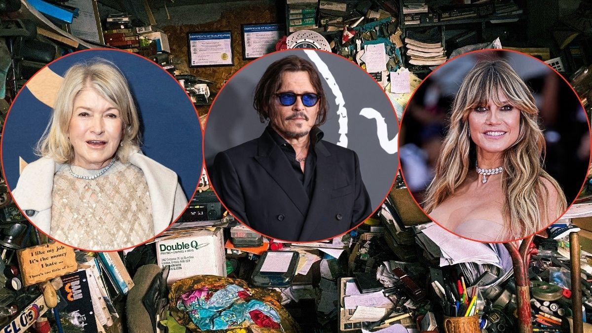 Photo of Martha Stewart, Johnny Depp, Heidi Klum