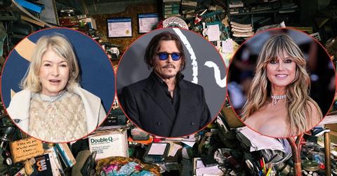 Photo of Martha Stewart, Johnny Depp, Heidi Klum