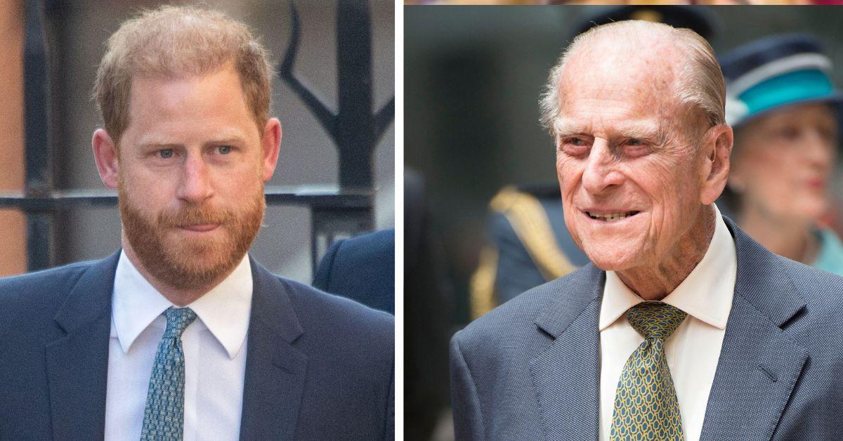 Photo of Prince Harry and Prince Philip