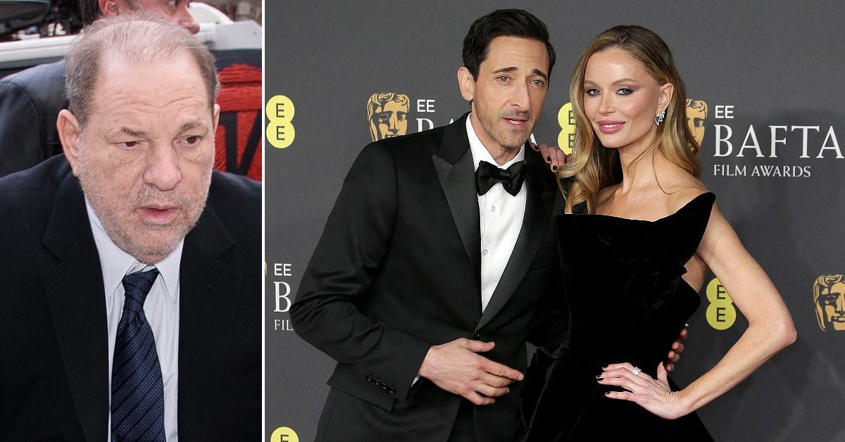 harvey weinstein wife fairytale life back bouncing back double oscar contender adrien brody pp